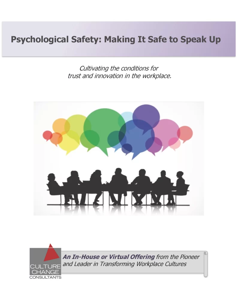 Psychological Safety Brochure